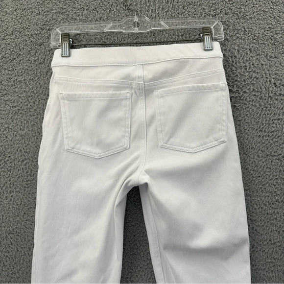 Spanx Jean-ish Leggings Crop White Pull On Elastic Waist Women's Small x 23.5 - Picture 3 of 10